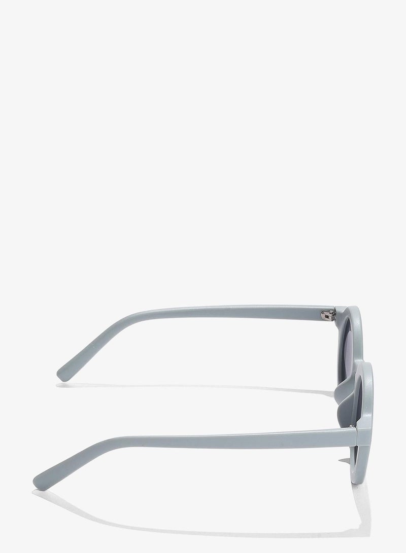Haute Sauce Black Lens Black Round Sunglasses - Image 3