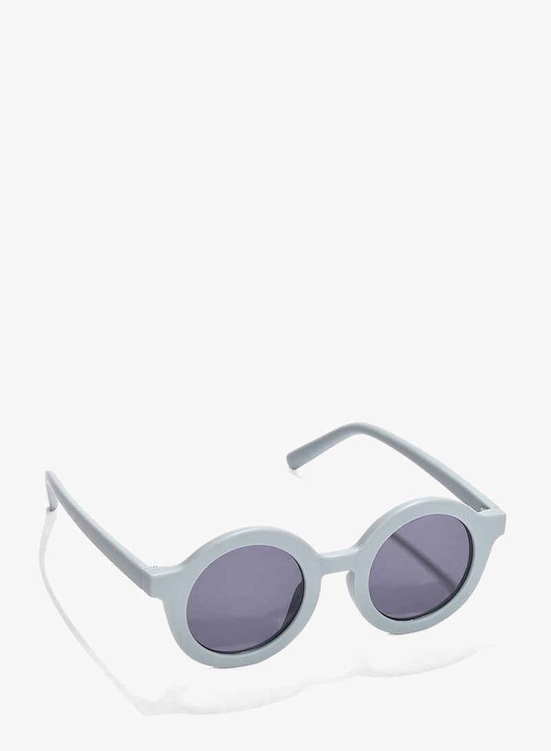Haute Sauce Black Lens Black Round Sunglasses - Image 2