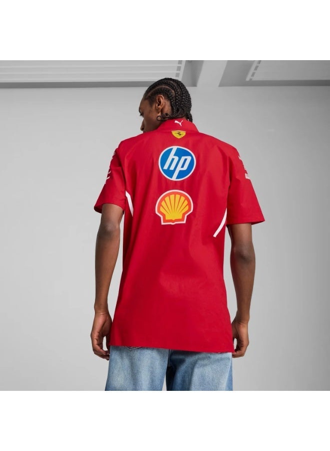 SCUDERIA FERRARI  Team Shirt Dark Cherry - Image 4
