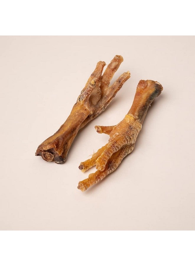 Heads Up For Tails Sara's Natural Chews Dehydrated Chicken Feet Dog Treats-80 Gram, Adult, Dried - Image 2