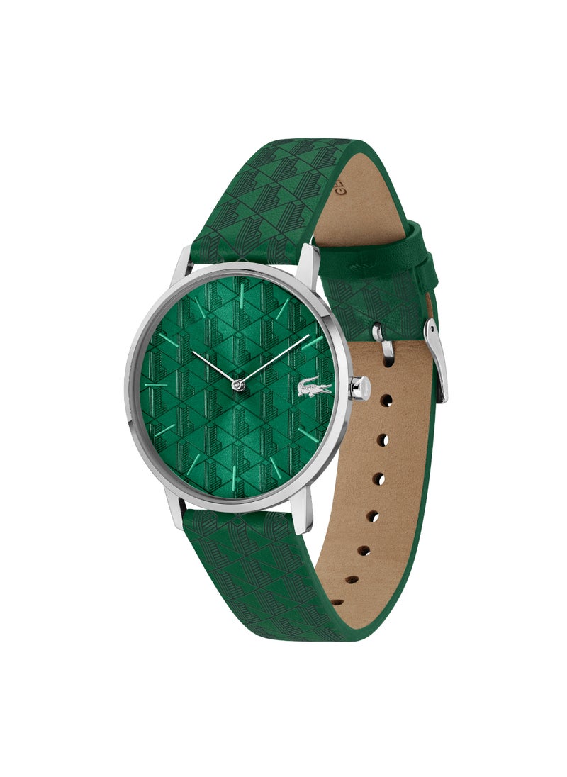 LACOSTE ساعة رجالية دائرية أنالوج بعلبة خضراء - 2011312  - Image 2