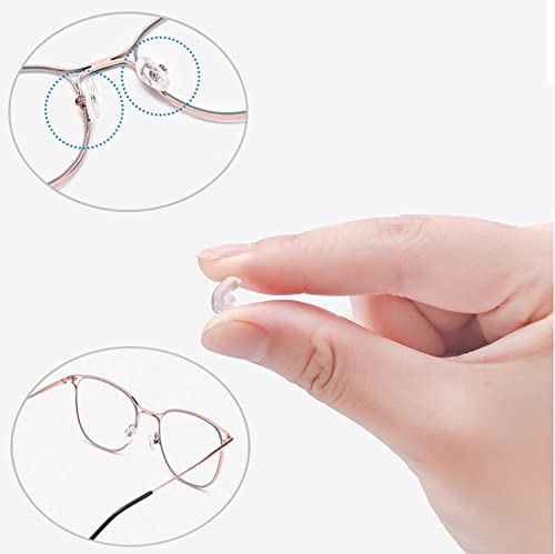 Aobvrey 18 Pairs Eyeglass Nose Pads, Eyeglasses Repair Kit with Screwdrivers, Nose Pads, Screws, Tweezer, Cleaning Cloth for Glasses, Glasses and Sunglass Nose Pad Replacement - Image 5