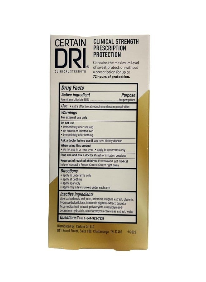 Certain Dri Clinical Strength Antiperspirant Roll-On - 1.2 oz, Pack of 2 - Image 4