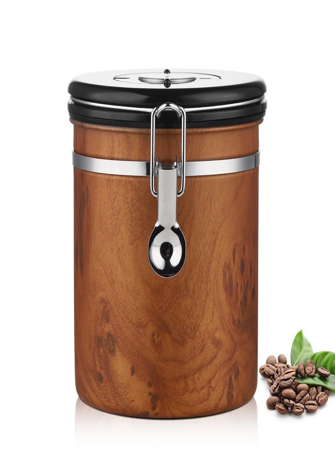 Bincoo Airtight Coffee Canister with Date Tracker - Holds a Full 1LB Bag of Beans Stainless Steel Container(1.5L), One-Way Valve & Easy-Lock Lid for Coffee Beans, Tea, Sugar Storage - Image 1