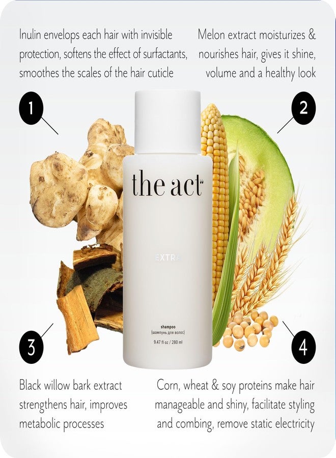 The Act Extra Hair Conditioner for All Hair Types - Deep Hydration and Nourishment for Dry, Damaged, and Color-Treated Hair - Restores Strength with Plant Proteins for Women Men, Vegan 6.8 fl oz - Image 5