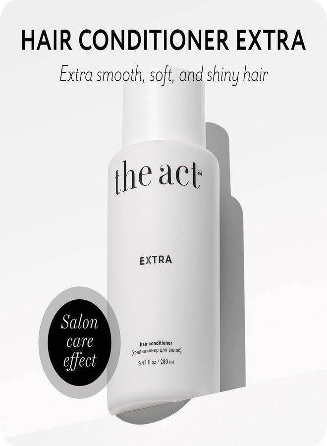The Act Extra Hair Conditioner for All Hair Types - Deep Hydration and Nourishment for Dry, Damaged, and Color-Treated Hair - Restores Strength with Plant Proteins for Women Men, Vegan 6.8 fl oz - Image 2