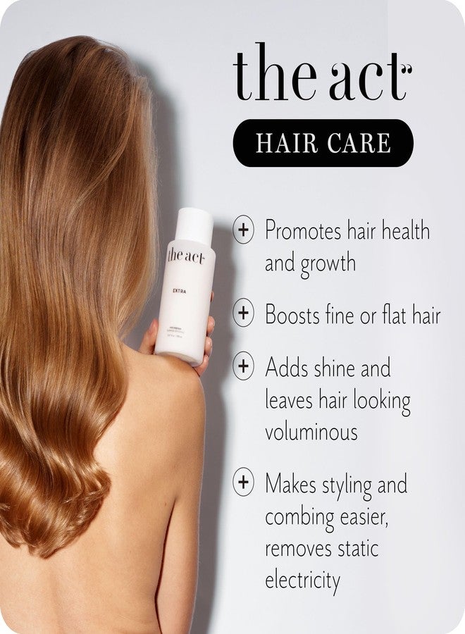 The Act Extra Hair Conditioner for All Hair Types - Deep Hydration and Nourishment for Dry, Damaged, and Color-Treated Hair - Restores Strength with Plant Proteins for Women Men, Vegan 6.8 fl oz - Image 3