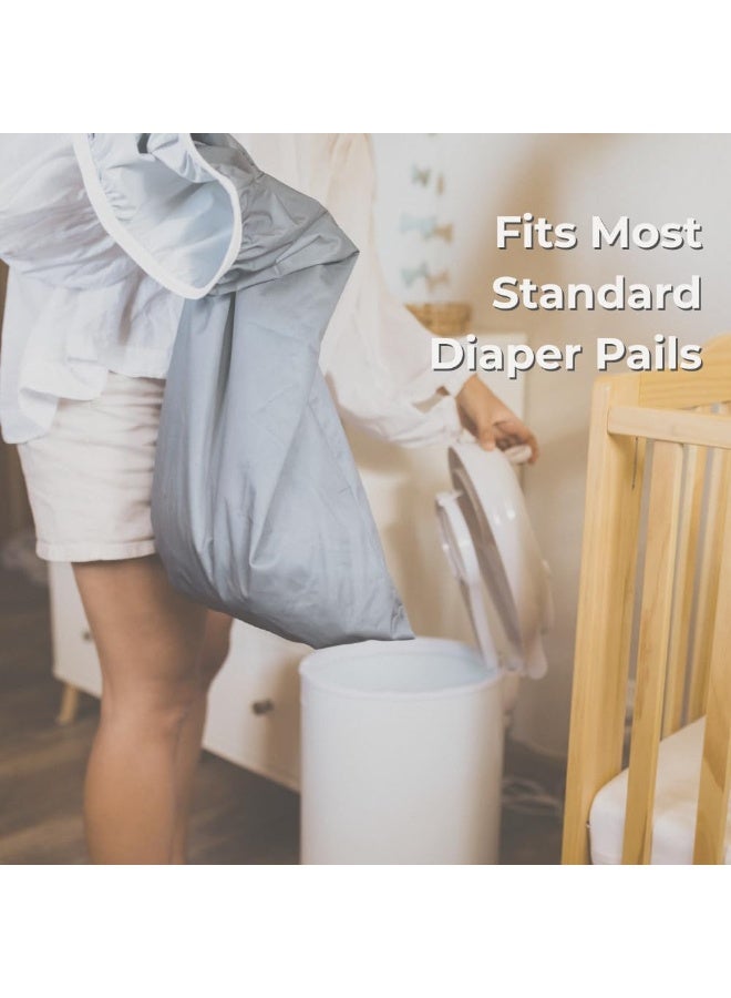 Nora's Nursery Pail Liner for Cloth Diapers - Reusable and Washable - Fits all Standard Diaper Pails - Waterproof Pail Liner with Strap for Diaper Pails, Laundry & Kitchen Garbage Cans - Image 3