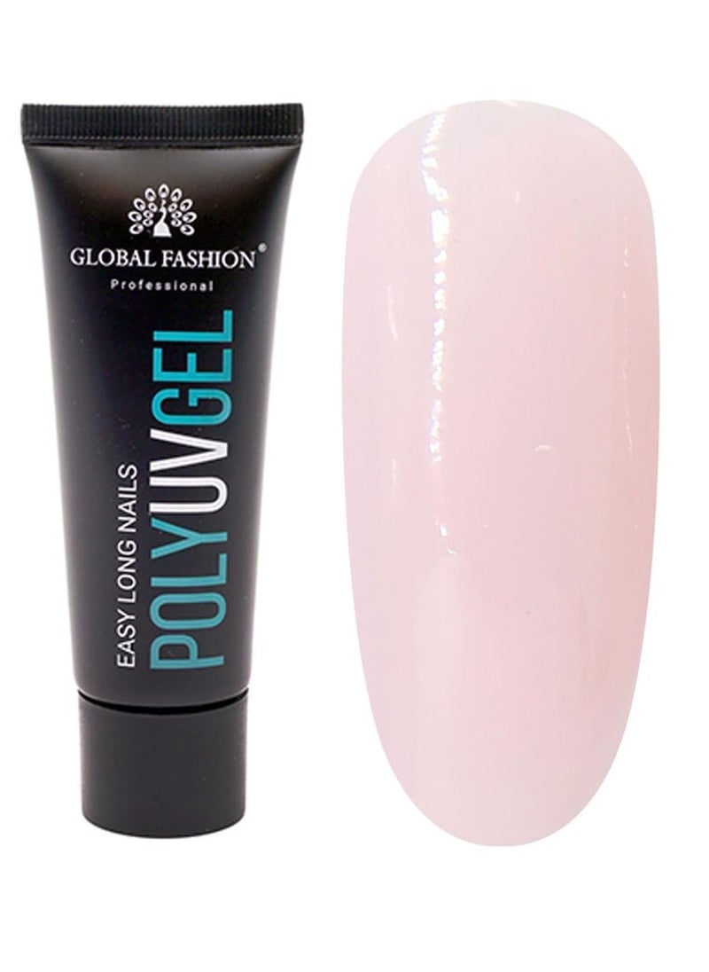GLOBAL FASHION - Global Fashion Poly UV Gel: Long-Lasting, Durable, and Easy-to-Use Nail Enhancements | (01) - Image 1