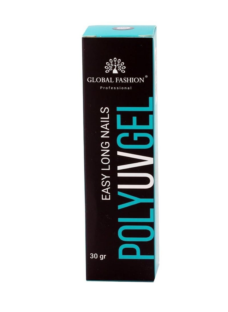 GLOBAL FASHION - Global Fashion Poly UV Gel: Long-Lasting, Durable, and Easy-to-Use Nail Enhancements | (01) - Image 1