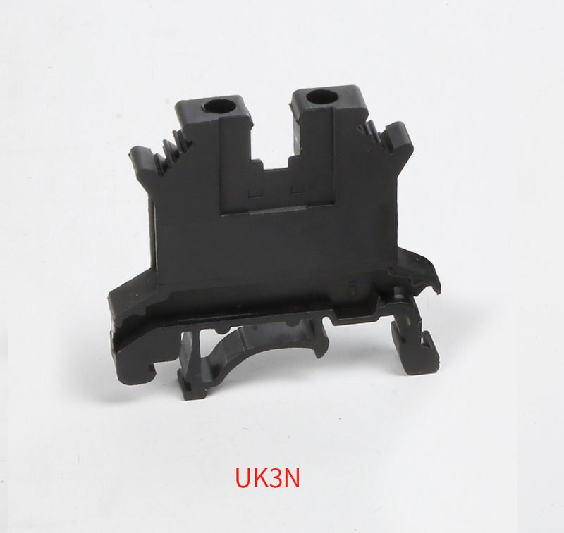 Uk Terminal Block 2.5B Universal Terminal Guide Rail Combination Screw Type Barrier Screw Pure Copper Voltage Terminal Block - Image 1
