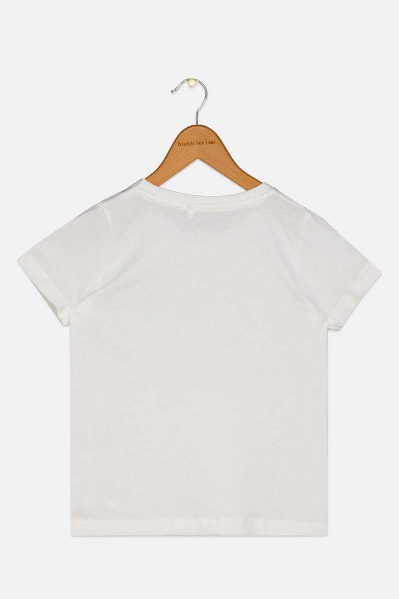 NAME IT Toddlers Boy Short Sleeve Graphic Print T-Shirt, White - Image 2