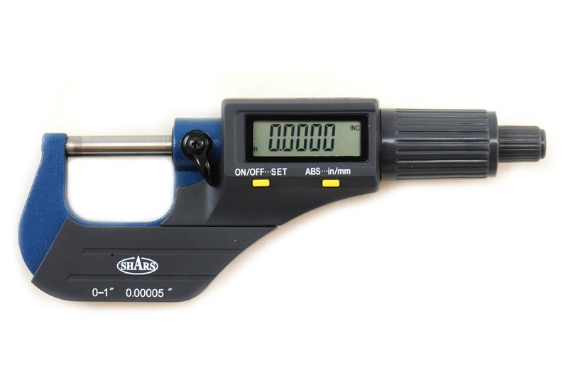 0-1"/0-25mm Solid Metal Frame Electronic Outside Micrometer 303-2463 P]