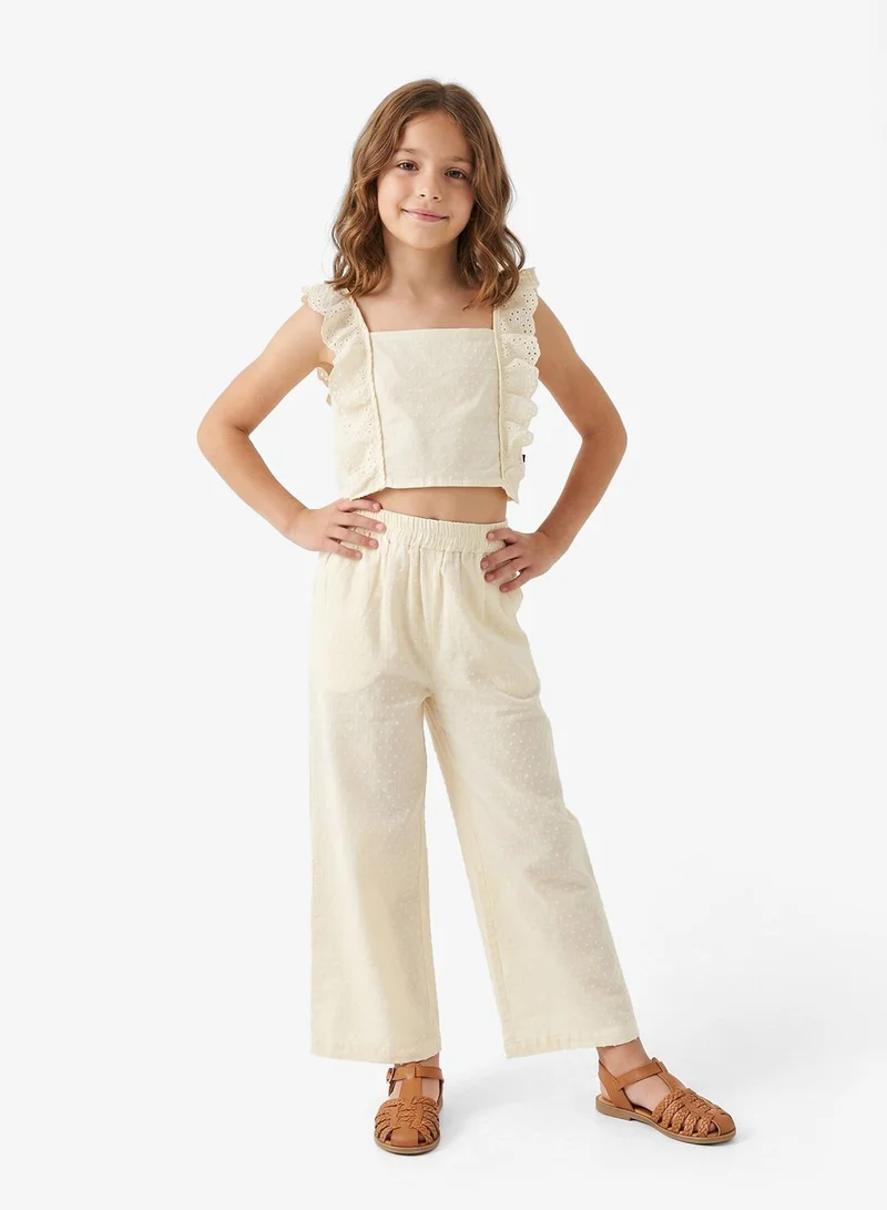 بنياتا طقم بنطلون علوي