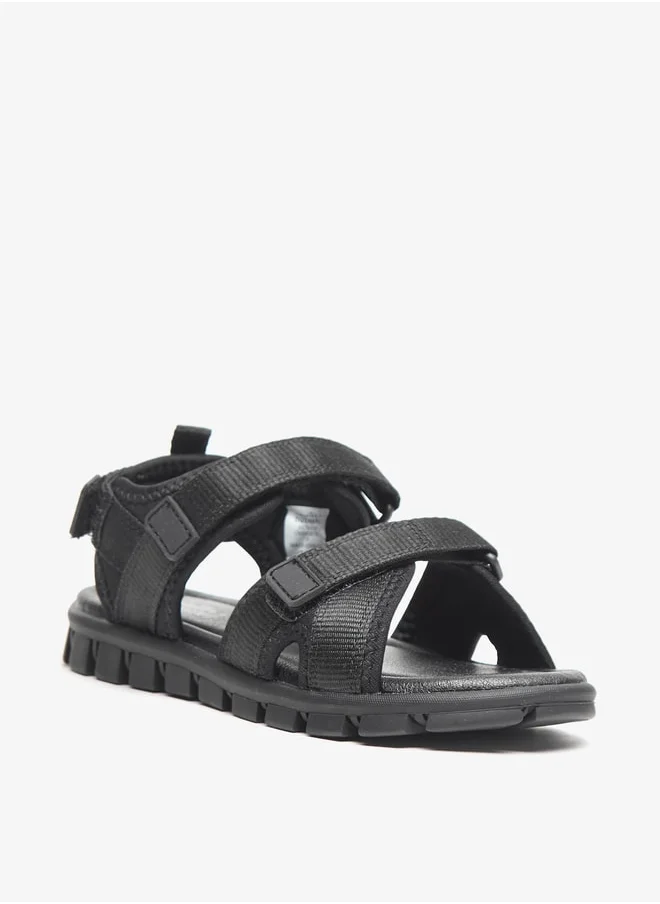 DUCHINI Boys Mister Panelled Sandals with Hook and Loop Closure