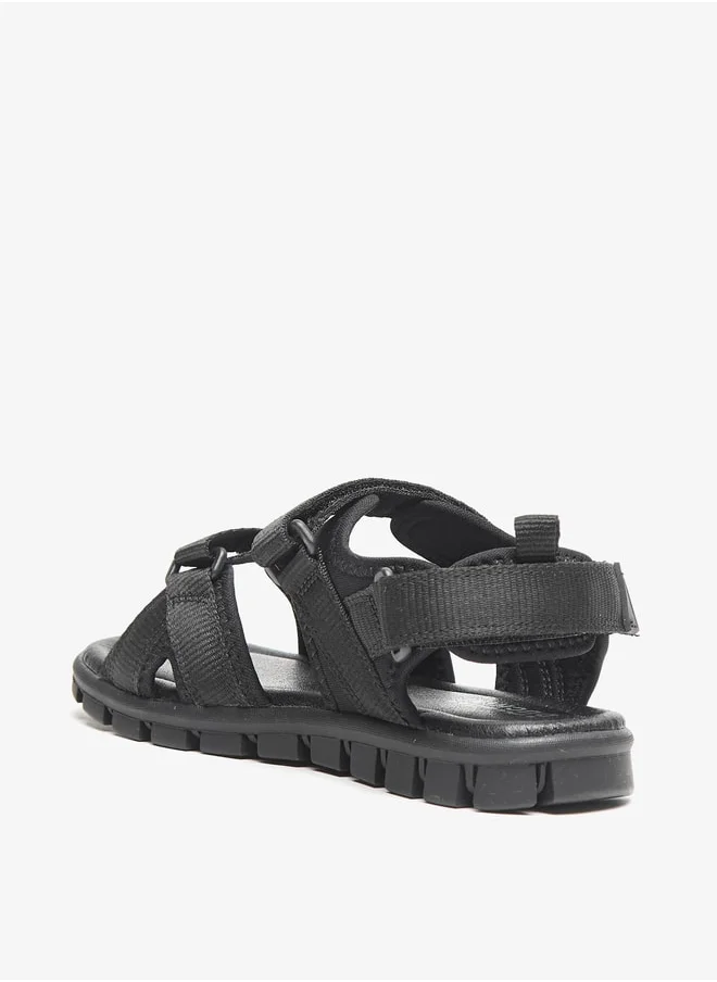 DUCHINI Boys Mister Panelled Sandals with Hook and Loop Closure