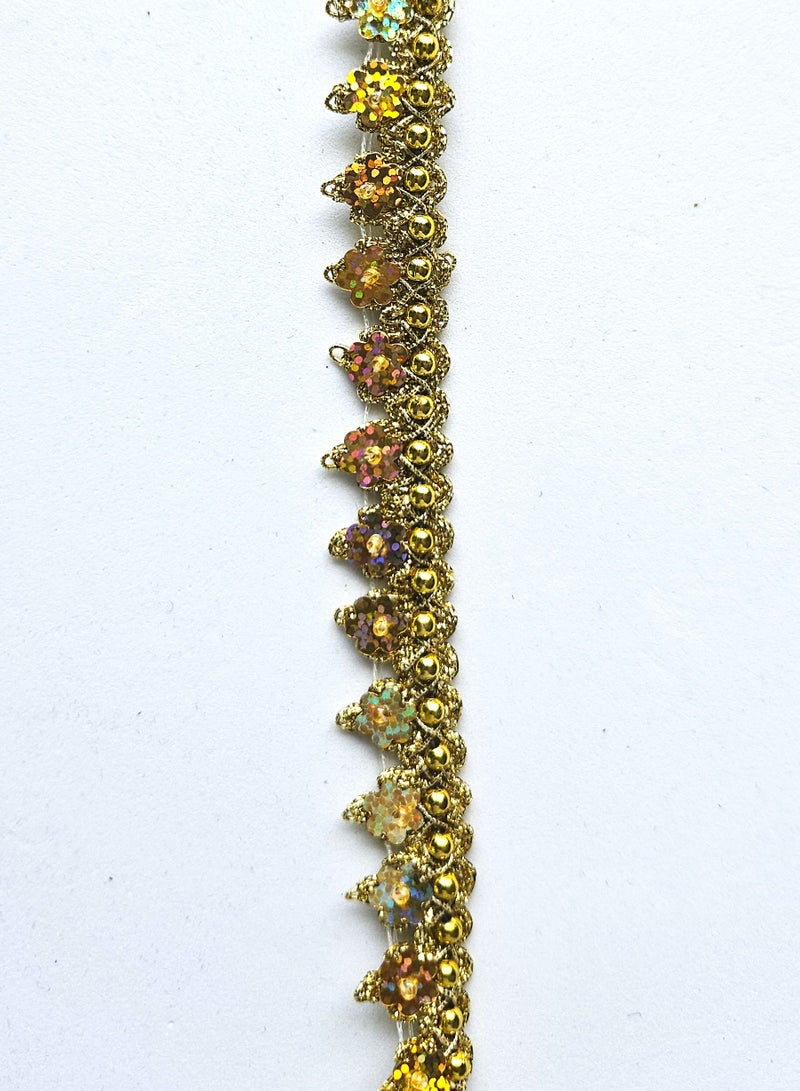 Gold Radiance, 15 yards, Sewing Lace Trim - Image 1