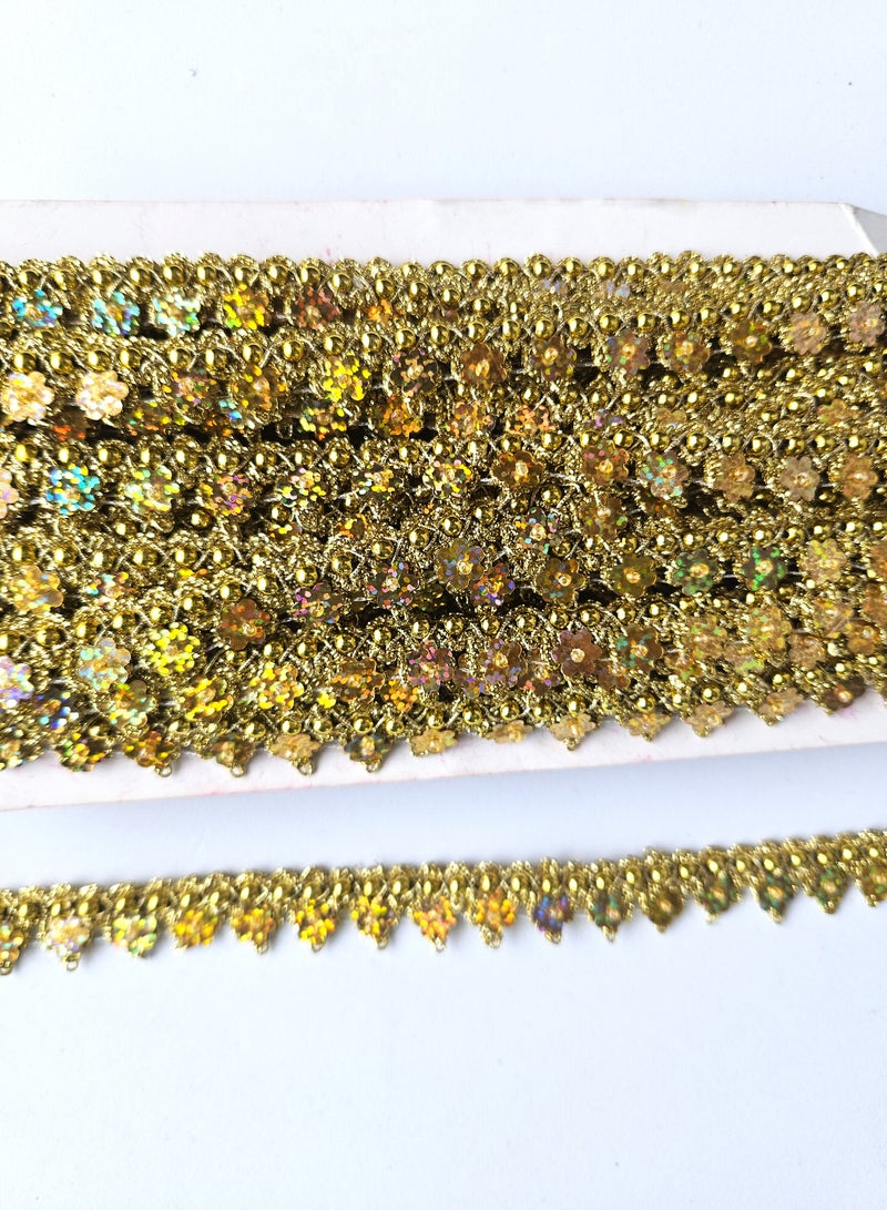 Gold Radiance, 15 yards, Sewing Lace Trim - Image 2