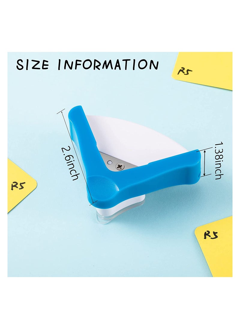 SYOSI - 2Pcs Paper Corner Rounder Punches for Crafts Cutter Envelope Punch Board Hole Puncher Laminate DIY Projects Photo Card Making and Scrapbooking 5 mm - Image 1