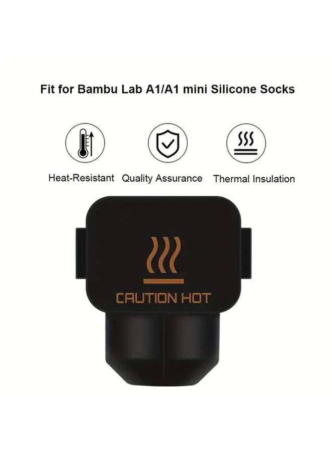 6Pcs A1 Mini Silicone Heat Sleeve High Temperature Resistant For Bambu Lab A1 A1 Mini - Image 4