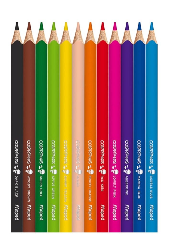 Maped 24 Pieces Color Peps Pencils - Image 2
