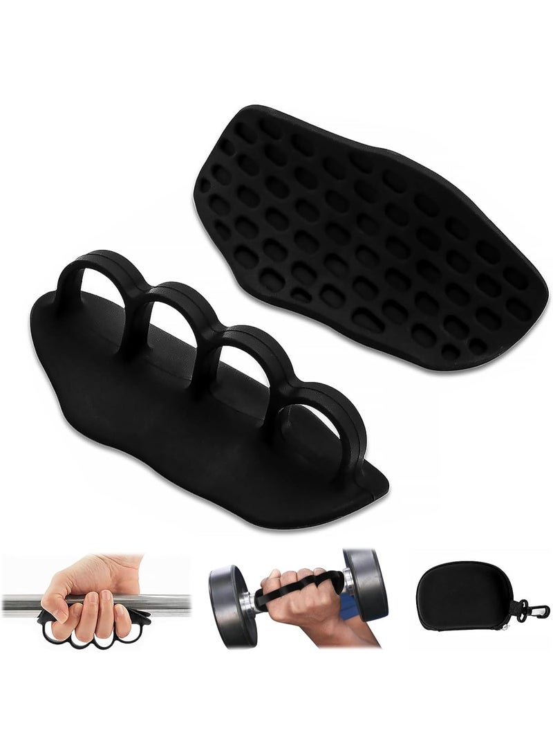 دي إم جي تك مقابض تمرين مضادة للانزلاق، مقابض رياضية مريحة بنقوش ماسية غير قابلة للانزلاق، بطانة حماية لراحة اليد، مقابض تدريب خفيفة الوزن وجيدة التهوية لرفع الأثقال في صالة الألعاب الرياضية المنزلية كروس فيت - Image 1