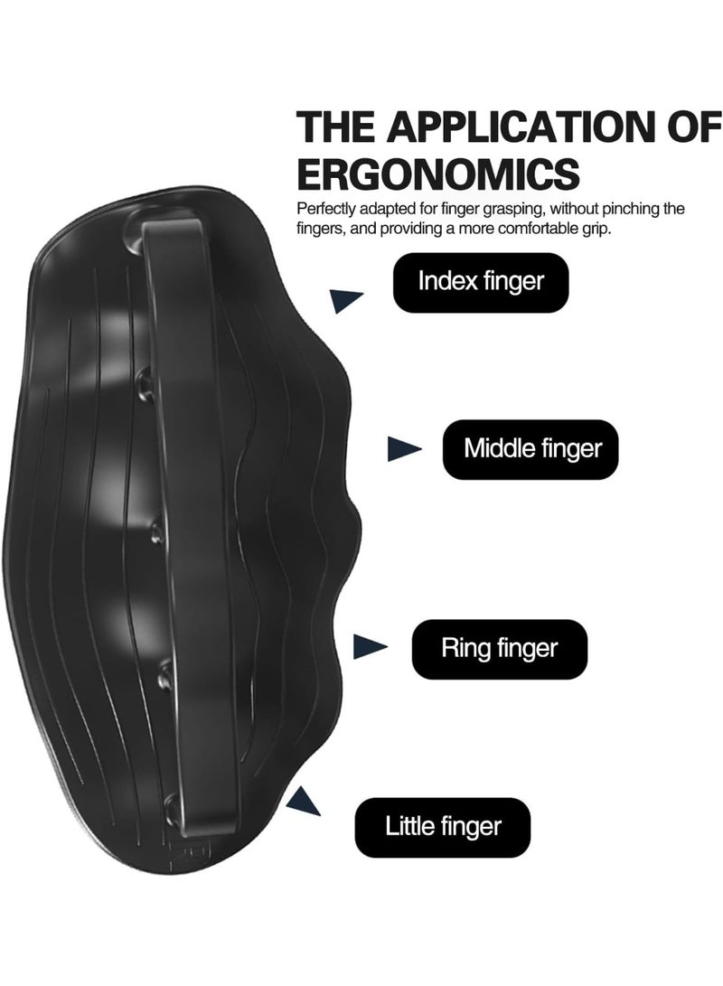 دي إم جي تك مقابض تمرين مضادة للانزلاق، مقابض رياضية مريحة بنقوش ماسية غير قابلة للانزلاق، بطانة حماية لراحة اليد، مقابض تدريب خفيفة الوزن وجيدة التهوية لرفع الأثقال في صالة الألعاب الرياضية المنزلية كروس فيت - Image 3