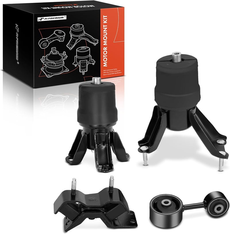 A-Premium 4PCS Engine Motor Mount and Automatic Transmission Mount for Toyota Camry 1997-2001, Solara 2000-2001, L4 2.2L - Image 1