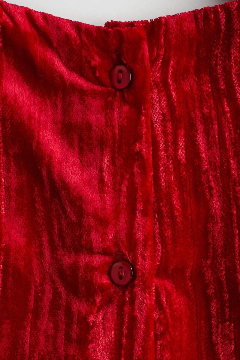 H&M Crushed-velvet dress