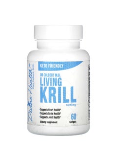 Divine Health Divine Health, Dr. Colbert M.D. Living Krill, 1,000 mg , 60 Softgels (500 mg per Softgel)  - Image 1