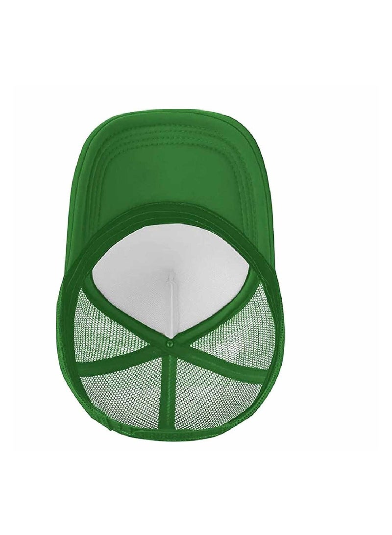 UAE Celebrating National Day 5 panel truckers cap in polyester with adjustment plastic snap closure | Mesh Baseball Cap|Outdoor Fishing Hat | for Men and Women - Image 4