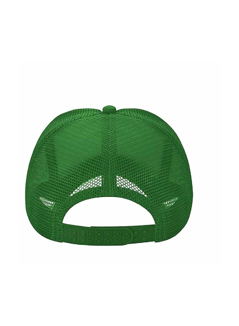 UAE Celebrating National Day 5 panel truckers cap in polyester with adjustment plastic snap closure | Mesh Baseball Cap|Outdoor Fishing Hat | for Men and Women - Image 5