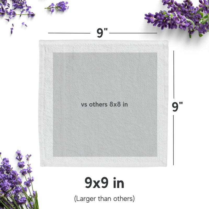 Avistar 30 Hot or Cold Wrapped Moist Towels â€“ 9'' x 9" Moist Towelettes Individually Wrapped Scented Disposable Face & Hand â€“ Pre-Moistened Hand Wipes Soft Refreshing for Travel, Spa, Restaurant - Lavender - Image 3