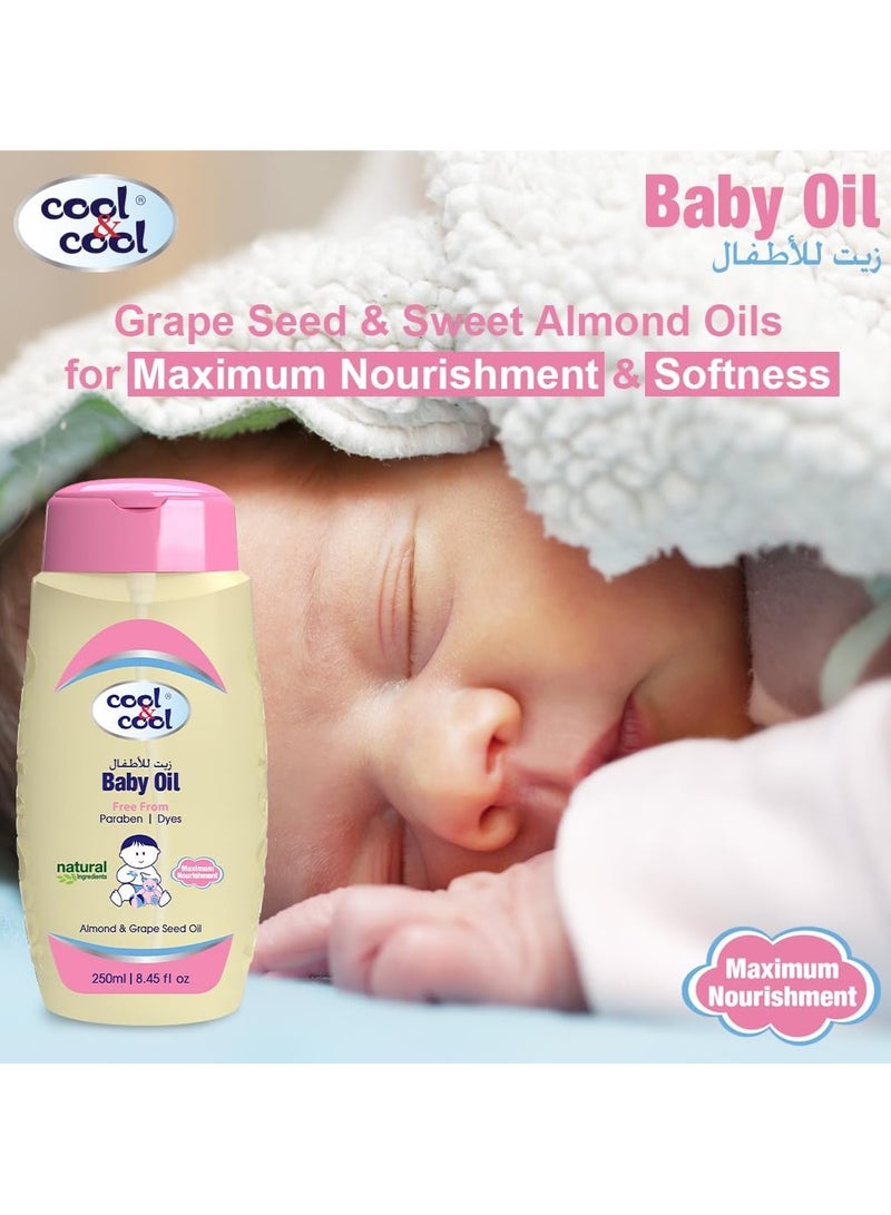 Cool & Cool Baby Oil 250ml - Image 3