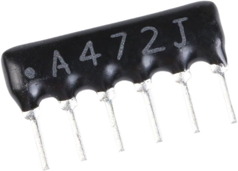 Resistors 40pcs DIP Exclusion 6Pin Resistor Network Array A06 A103J A06-103JP 10K A06-472JP 4.7K 4K7 A06-102JP 1K(A06-102JP 1K) - Image 4