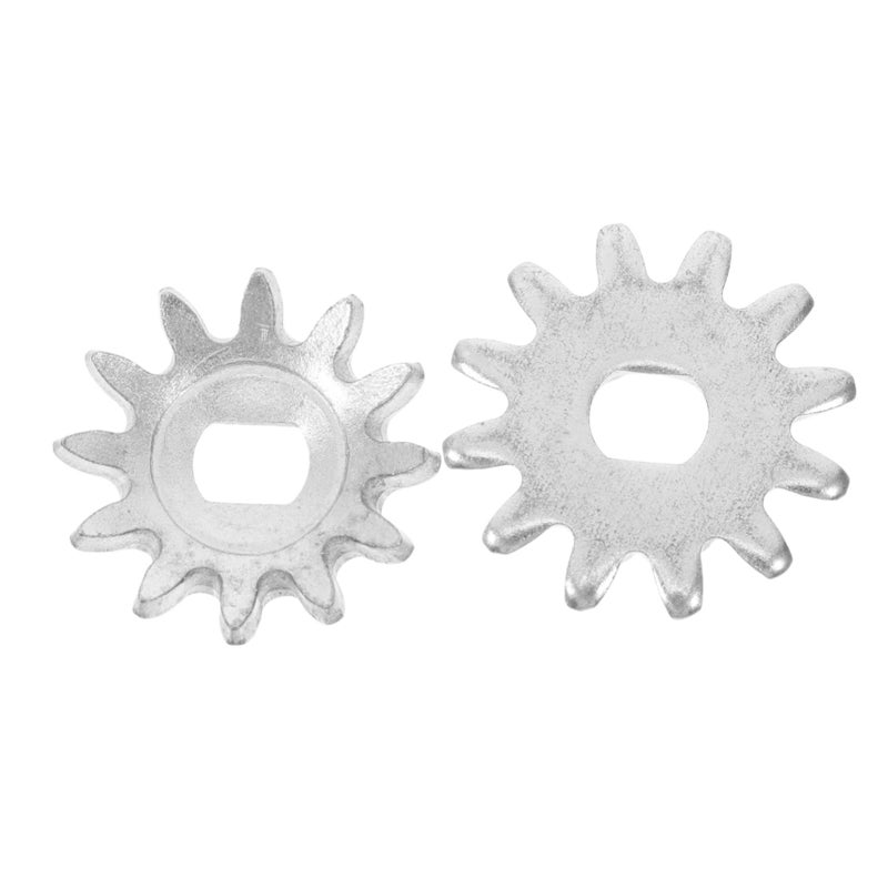 2Pcs Hydraulic Floor Jack Gear Kit Replacement Parts Silver for Car Repair - Image 2