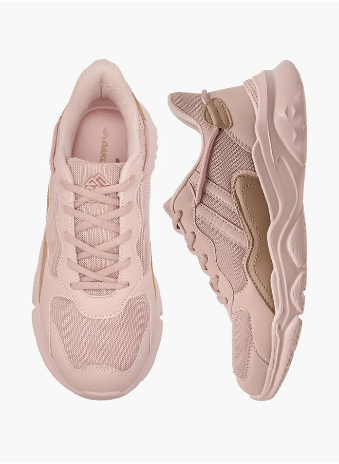 Oaklan by Shoexpress Panelled Sports Shoes with Lace Closure