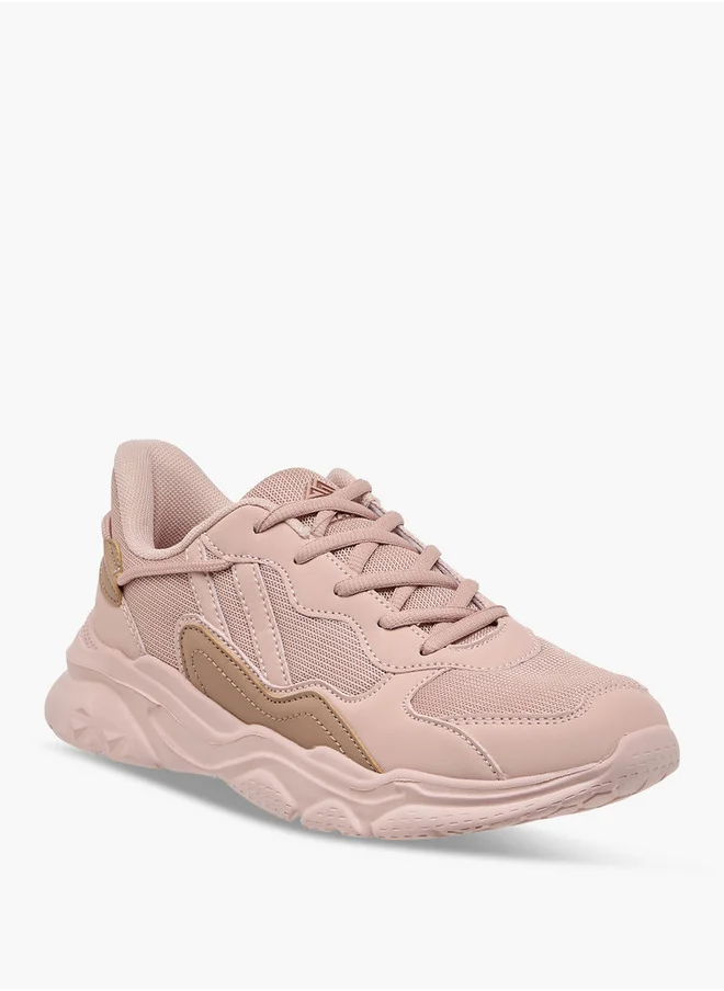 Oaklan by Shoexpress Panelled Sports Shoes with Lace Closure