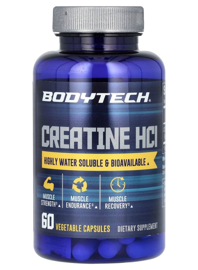 Creatine HCl 60 Vegetable Capsules