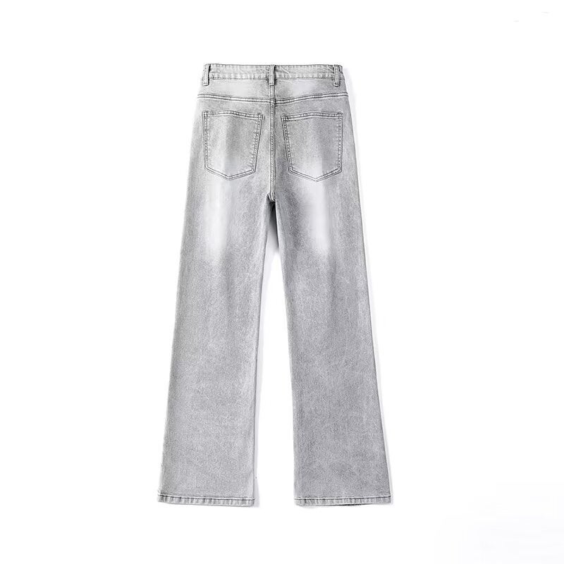 Unisex Classic Denim Jeans Loose Fit Daily Outdoor Wear - Image 1