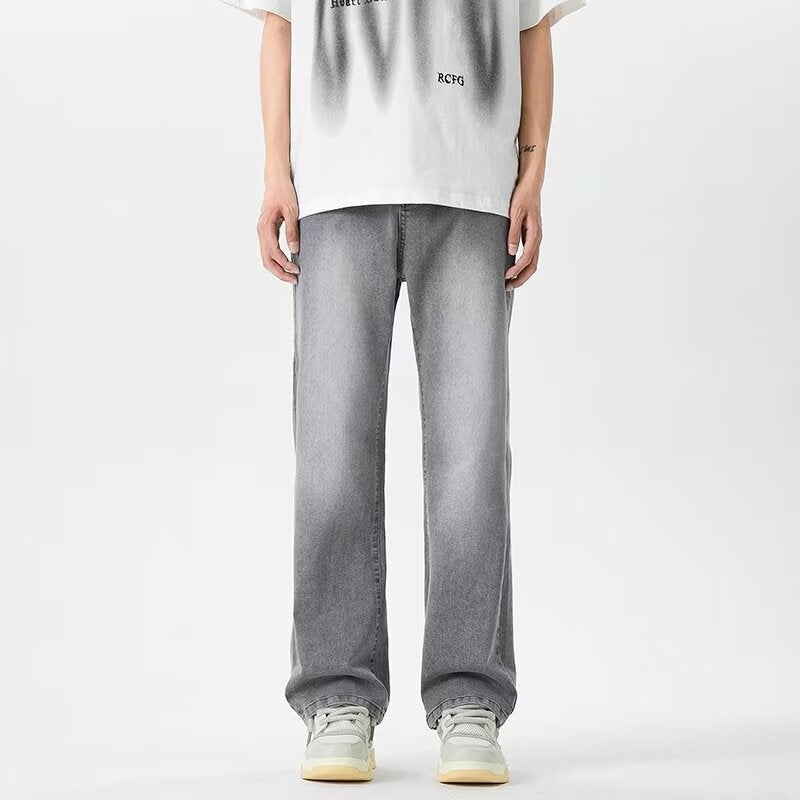 Unisex Classic Denim Jeans Loose Fit Daily Outdoor Wear - Image 4