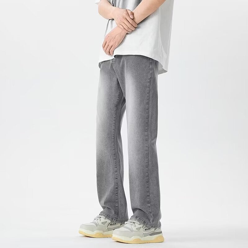 Unisex Classic Denim Jeans Loose Fit Daily Outdoor Wear - Image 2