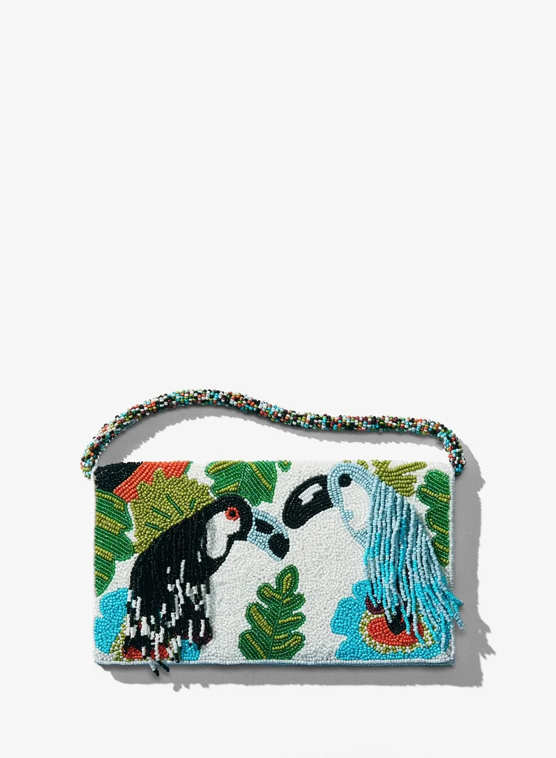 H&M Beaded clutch