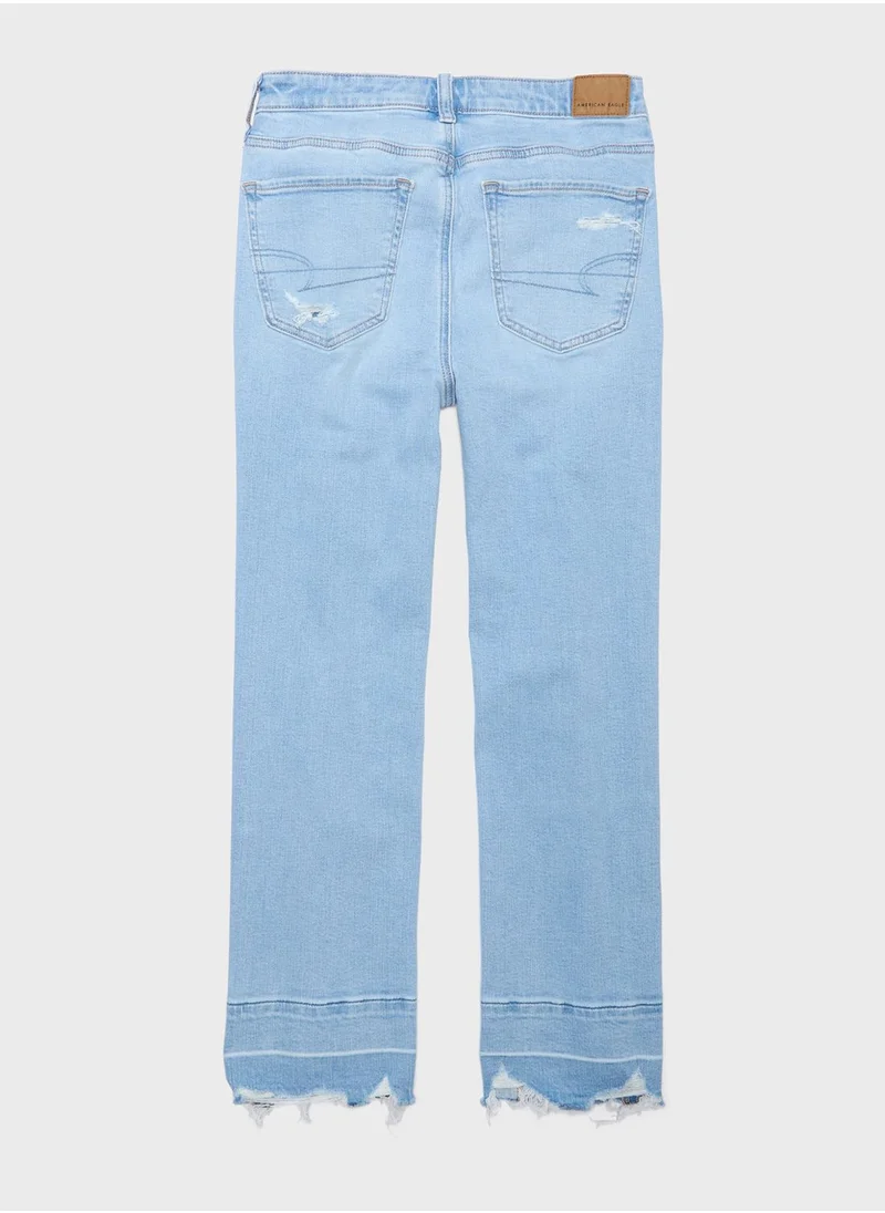 امريكان ايجل High Waist Bootcut Jeans