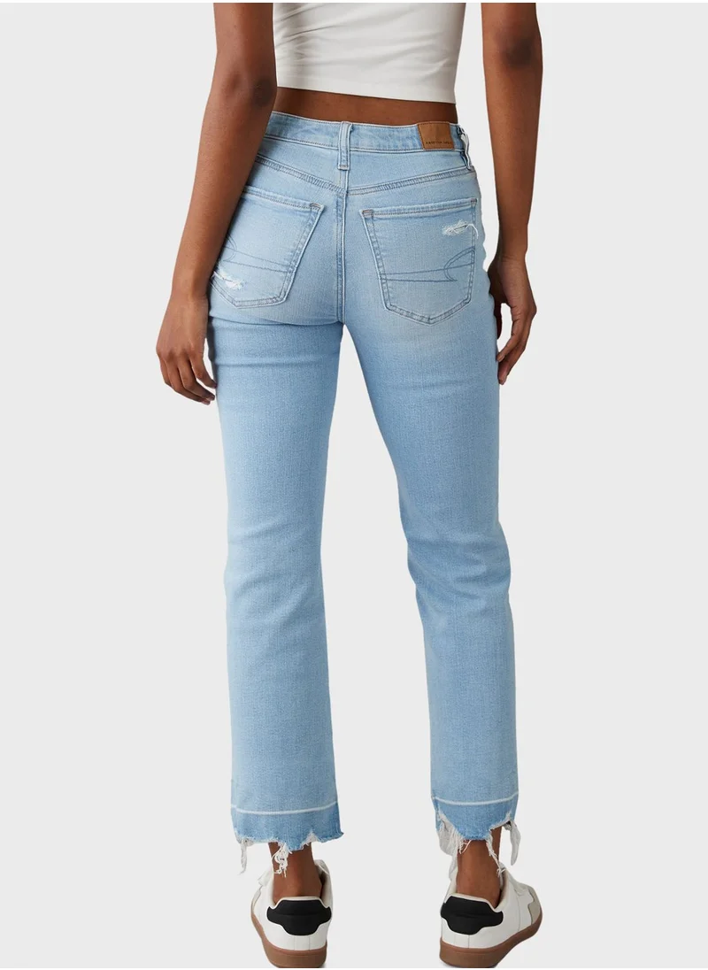 امريكان ايجل High Waist Bootcut Jeans