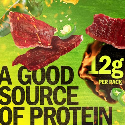 Jack Link's Meat Snacks Beef Jerky, Jalapeno, 1.25 Ounce (Pack of 10) - Image 4