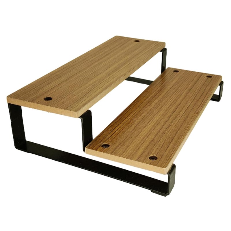 Appeasy Multi Purpose Metal and Wood Organizers for Shelf Space Usage for Home Organization and Storage 1 PCS - Image 4