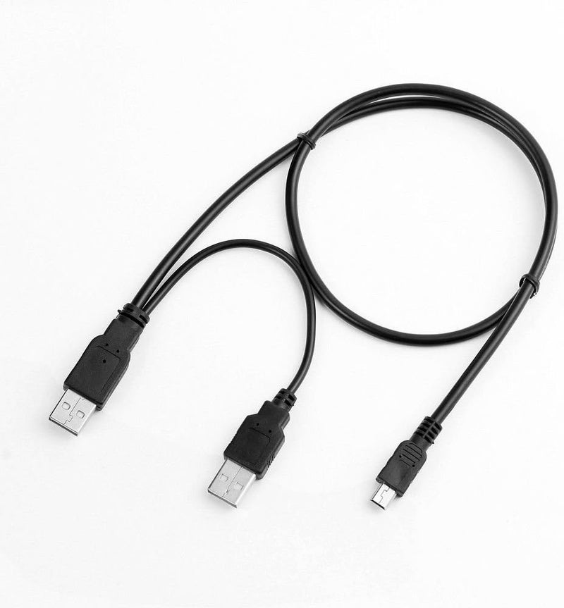 MaxLLTo USB Y Charger Data Cable Cord for EMC Iomega eGo USB 2.0 Portable Hard Drive HDD - Image 4