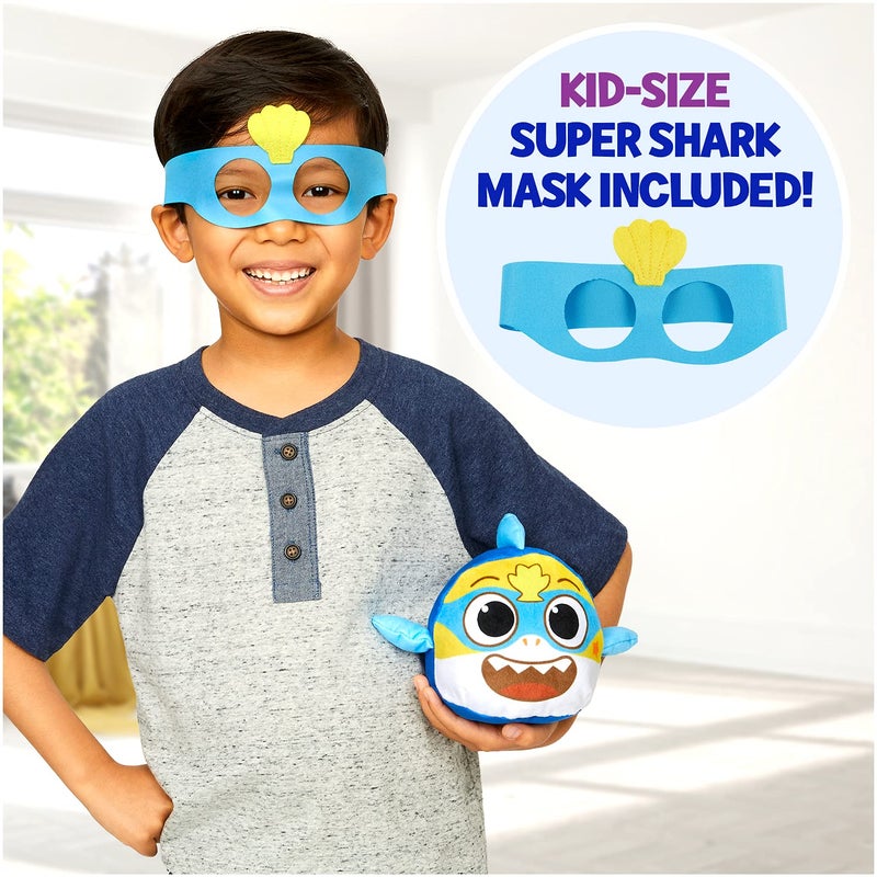 واو وي عرض Wowwee Baby Shark's Big! يتحول سمك القرش الصغير القابل للانعكاس إلى Super Shark - Flip Plushie للأطفال الصغار - Image 3