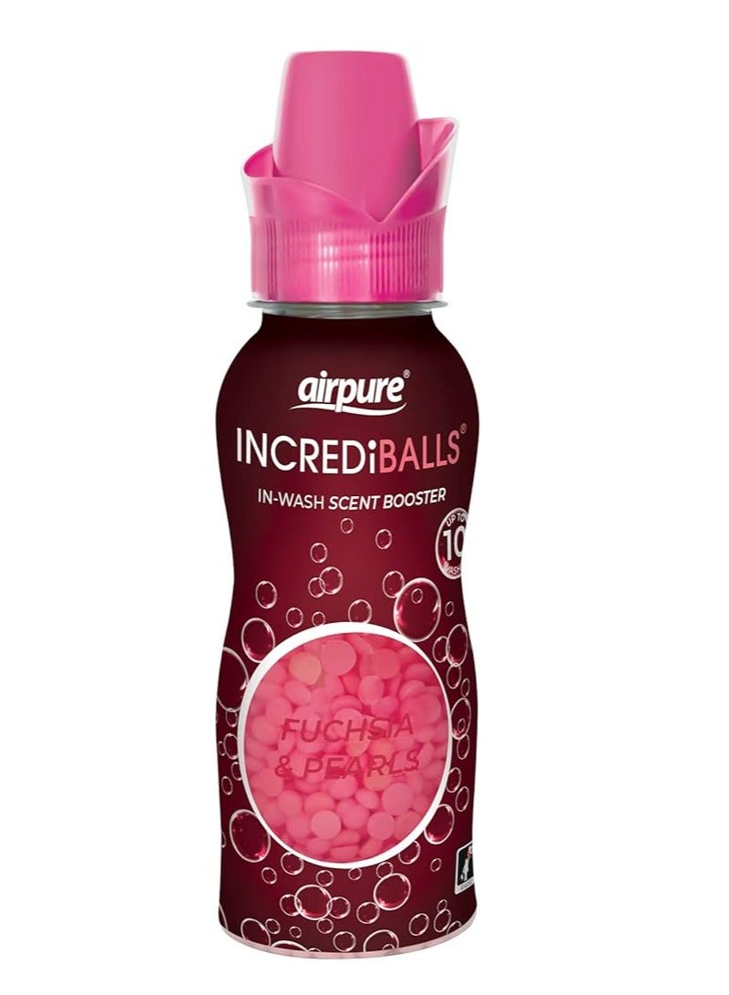 Airpure Incrediballs in Wash Scent Booster Fuchsia & Pearls 128g